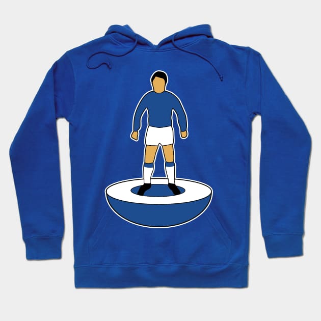 Everton Subbuteo Player Hoodie by Confusion101